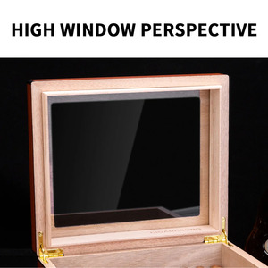 Châu Âu Công Suất Lớn Gỗ Tuyết Tùng Xách Tay Cuba Thuốc Lá Trường Hợp Xách Tay Tây Ban Nha Gỗ Tuyết Tùng Cigar Trường Hợp Du Lịch Cigar Humidor Bộ - Product Image 4