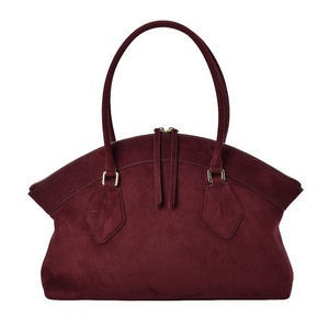 Nuova Collezione di Borse Vintage Biodegradabili dal Design alla Moda, Resistenti in Materiale Anti-Velluto, Borse a Mano <span class=keywords><strong>Bordeaux</strong></span> per Donne - Product Image 2