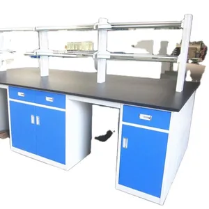 Muebles de laboratorio de alta calidad, Banco de laboratorio para centro de física, ciencia, biología, mesa de laboratorio