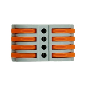 8-lỗ dây điện khối thiết bị đầu cuối song phương đẩy trong kết nối nhanh chóng cho ánh sáng <span class=keywords><strong>LEVER</strong></span> nối - Product Image 4