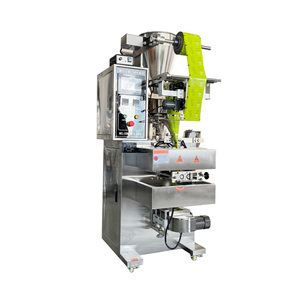 Machine automatique verticale de granulation de film en rouleau avec dispositif de dosage rotatif par coupelle, entraînée par moteur, pour le remplissage alimentaire (sucre, sel, riz, graines) - Product Image 1