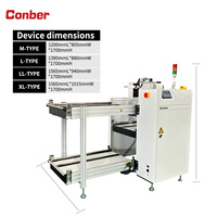 Machine de chargement automatique de magazines de circuits imprimés (M+LL) à commande PLC et entraînement moteur pour ligne de production d'assemblage de circuits imprimés SMT