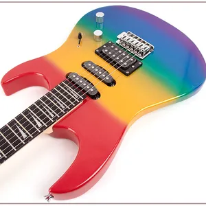 Sıcak satış elektro gitar OEM gitar müzik aletleri 6 dizeleri elektrik gitar yeni başlayanlar için