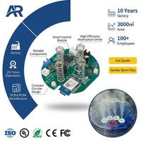 Carte de commande professionnelle pour diffuseur de brume, circuit intelligent pour humidificateur, service de développement et de clonage de PCBA, arrêt automatique sans eau, RGB