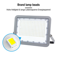 Détecteur de mouvement KCD Pir réglable étanche IP65 éclairage extérieur haute luminosité 20w 30w 50w 100w 200w 300w projecteur LED extérieur