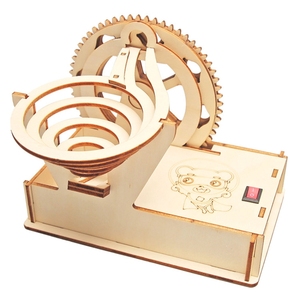 Kit de construction de piste de montagnes russes en bois DIY OKYN-G5620 - Product Image 2