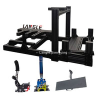 Simulador de Carreras de Alta Gama con Volante y Pedales, Plataforma de Simulación de Carreras con Perfil de Aluminio 4080