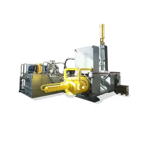 Máquina de prensa de briquetas horizontal para uso de fundición de metales de astillas de acero, 2 unidades