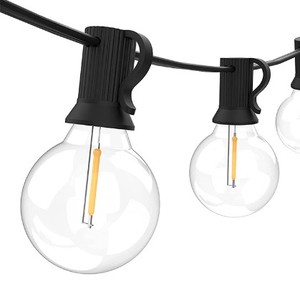 <span class=keywords><strong>Guirlande</strong></span> lumineuse G40 avec ampoules LED incassables, étanches, pour extérieur, patio, jardin, fête, éclairage décoratif - Product Image 2
