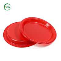 Assiettes en plastique jetables décoratives Flash à motif floral, 9 pouces, élégantes pour les douches nuptiales, les goûters et les événements spéciaux
