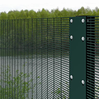Hoogwaardig warmtebehandeld staal PVC & poedercoating 358 beveiligingshekpanelen anti-klim aanpasbare afmetingen buitengebruik