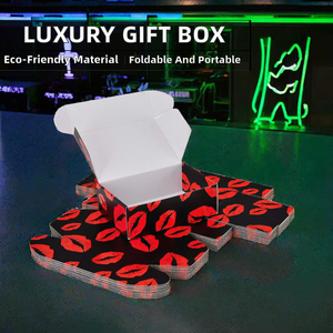 Boîte Cadeau Pliable Personnalisée de Luxe Écologique « Je t'aime » pour la Saint-Valentin en Carton Ondulé – Vente en Gros - Product Image 2