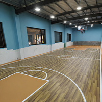 Sol de terrain de padel Laikeman de qualité supérieure, rembourré, épaisseur 3 mm, écologique, intérieur/extérieur, surface composite acrylique PVC stable, sport