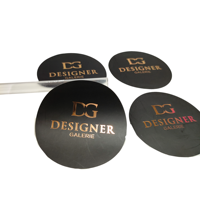 Étiquettes personnalisées pour flacons et pots de parfum et cosmétiques, impression du logo du fabricant