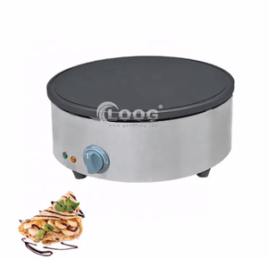 Goodloog 2200W Machine électrique de fabrication de crêpes en fonte Machine <span class=keywords><strong>à</strong></span> crêpes en acier inoxydable Équipement de cuisine 220V utilisé pour la vente - Product Image 1