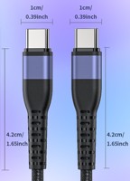 SKYLIGHT 60W PD 3A Snellader USB-C Gevlochten Kabel - 1-3m Lengte Zuiver Koperen Geleider - Voor iPhone 15/16 Pro Max//-1