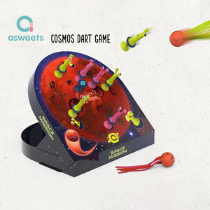 <span class=keywords><strong>Jeu</strong></span> de lancer interactif Asweets avec ventouses, jouets éducatifs, ensemble de balles météorites lestées, <span class=keywords><strong>jeu</strong></span> de fléchettes en silicone Cosmos - Product Image 4