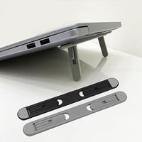 Dudukan Laptop yang Dapat Disesuaikan, Dudukan Keyboard, Penyangga Komputer Lipat dengan Alas Anti-Selip, Dudukan Keyboard yang Dapat Disesuaikan, Cocok untuk Laptop