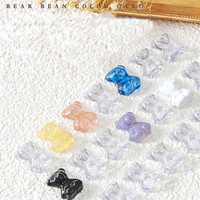 Palette de faux-ongles en acrylique pour ongles en forme d'ours, nouveau design