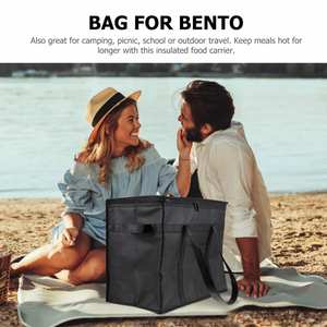 Sacs isothermes pour la livraison de gâteaux et de glaces en gros, sacs de courses à main, sacs isothermes chauds, sacs isothermes avec fermeture éclair - Product Image 6