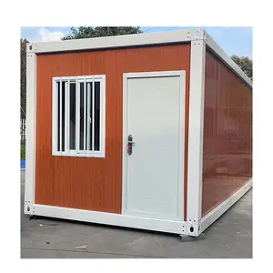 Maison conteneur détachable Maison mobile préfabriquée petite maison modulaire Conteneur portable dosettes de bureau unité cabine arrière-cour