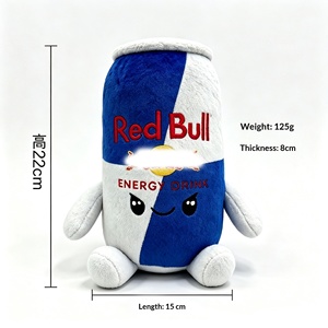 Novedad transfronteriza: Muñeco de peluche <span class=keywords><strong>NiuNiu</strong></span> Claw de felpa corta y gruesa, relleno de algodón PP, diseño de lata de bebida energética, 22 cm, juguete de moda - Product Image 2
