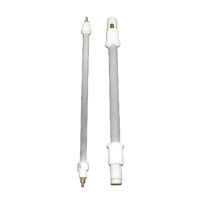 Lampe chauffante infrarouge à tube de quartz halogène