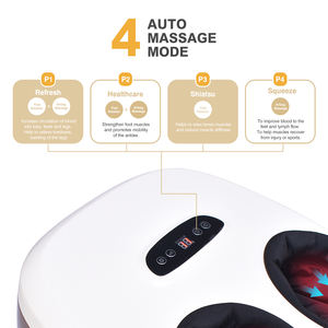 Masajeador de Pies Shiatsu con Calor y Vibración, 3 en 1, Masaje Eléctrico Tailandés de Pies Redondo - Product Image 6