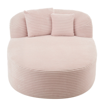 Kostenloser Versand in die USA Chaiselongue Sofa Knochenloses Couch-Sofa Schlafsofa Kompressionssofa mit Zwei Kissen für Wohnzimmer Schlafzimmer