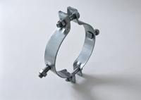Pince de fixation pour poteau en acier au carbone électrogalvanisé à double boulon pour ligne électrique aérienne – Vente en gros, commande en vrac, approvisionnement direct usine