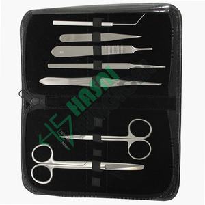 ชุดเย็บทางการแพทย์สําหรับนักเรียนคุณภาพสูงพร้อมกล่องหนัง ขายร้อน CE ISO ได้รับการอนุมัติ - Product Image 3