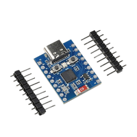 ESP32-C6-TINY Mini papan pengembangan ESP32-C6FH4 WIFI untuk antarmuka Tipe C 3.3V prosesor mikrokontroler