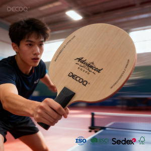 Raqueta de Tenis de Mesa Profesional Portátil DECOQ con Núcleo de Ayous y Goma Inferior de <span class=keywords><strong>Limba</strong></span>+Ayous - Product Image 2