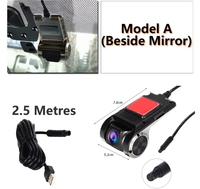 Caméra DVR de voiture USB, enregistreur vidéo numérique Full HD 720P, vision nocturne, caméra embarquée pour autoradios Android
