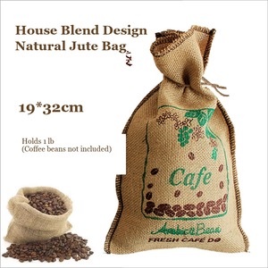 Bolsas de Yute con Cordón para Almacenamiento a Granel de Café y Té, 1LB, Bolsas Pequeñas de Arpillera con Logotipo Personalizado, para Granos de Café - Product Image 2