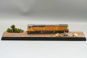 Boîte de présentation pour <span class=keywords><strong>train</strong></span> miniature HO échelle 1:87 en plastique, 50x12x13cm, avec couvercle en acrylique protecteur, conçue pour Trix Roco American West - Product Image 5