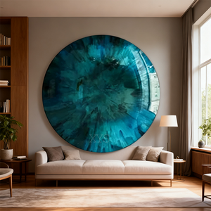 Plafond et décoration murale de <span class=keywords><strong>miroir</strong></span> convexe en acier inoxydable moderne pour les villas de <span class=keywords><strong>chambre</strong></span> à coucher Technique de coulée Thèmes d'amour et de musique - Product Image 1