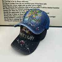 Casquette de baseball XXL unisexe en sergé respirant et imperméable, style vintage sportif décontracté, avec motif abstrait de dessin au fusain, douce et unique à 6 panneaux