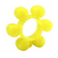 Coussinet tampon flexible en aluminium pour accouplement, type élastomère à huit pétales, bloc élastique, 6 rondelles hexagonales, alésage 30 mm