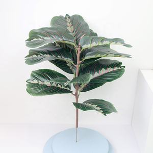 Planta de árbol Artificial en maceta para interior de la sala de estar, decoración de suelo de bonsái de plástico, pájaro verde, Canna, venta al por mayor - Product Image 4
