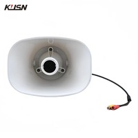 Altavoz de bocina de Tweeter activo de 12V y 30W, altavoces de bocina de sistema Pa para exteriores, bocina de aluminio para exteriores, resistente al agua IP6 para monitoreo