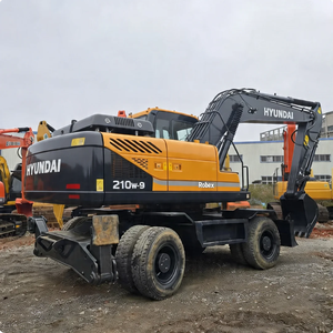Excavadora de Ruedas <span class=keywords><strong>Hyundai</strong></span> R210W-9 de <span class=keywords><strong>20</strong></span> Toneladas, Versátil, con Motor Cummins, Equipo de Ingeniería Usado en Buenas Condiciones - Product Image 2