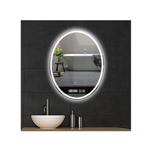 Diamètre personnalisé <span class=keywords><strong>100</strong></span> <span class=keywords><strong>cm</strong></span> <span class=keywords><strong>Rond</strong></span> Désembuage Temps Température <span class=keywords><strong>Miroir</strong></span> LED pour <span class=keywords><strong>Salle</strong></span> <span class=keywords><strong>De</strong></span> Bains Lavage Vanité Maquillage <span class=keywords><strong>Miroir</strong></span> Espejo - Product Image 2