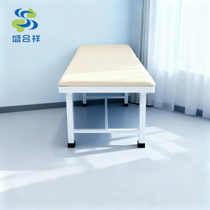 เตียงตรวจโรคแบบคงที่ |   เตียงตรวจโรคผู้ป่วยเหล็กชุบสังกะสี แข็งแรงทนทาน สำหรับการตรวจร่างกาย - Product Image 2