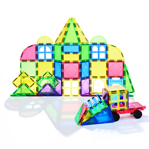 Magplayer Tessere Magnetiche per Bambini 100 Pezzi Blocchi da Costruzione <span class=keywords><strong>Arcobaleno</strong></span> 120 Pezzi, Blocchi Magnetici da Costruzione Tessere Magnetiche per Bambino - Product Image 2