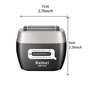 Afeitadora eléctrica Kemei KM-T416, afeitadora recargable para hombre con cepillo de limpieza y bolsa de almacenamiento - Product Image 2