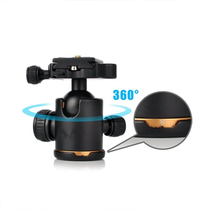 Chân máy đầu bóng đầu Xoay toàn cảnh bóng đầu với 3 cái 1/4 "đến 3/8" vít Adapter cho Monopod DSLR máy ảnh - Product Image 3