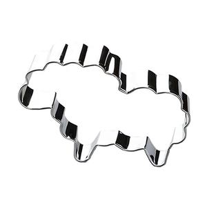 Wanlihao Personnalisé Mignon Mouton Forme En Acier Inoxydable Emporte-pièce Moules À Biscuit Presse Outils De Cuisson - Product Image 1