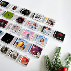 Cá nhân hoá Mini CD Album Keychain bán buôn ít CD đĩa trường hợp Keychain với bao bì tùy chỉnh NFC Mini CD Keychain - Product Image 2