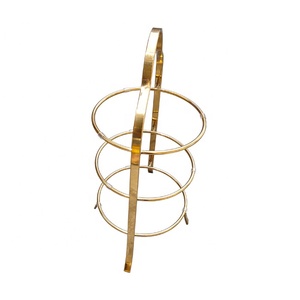 Soporte de 3 Niveles para Platos de Comida, Moderno, Ecológico, Reciclable, de Metal Plateado/Dorado, para Servir Té de la Tarde, Exhibidor de Pasteles - Product Image 5
